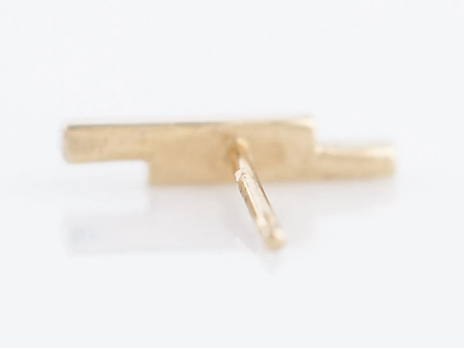 Drop Bead Earrings Modern in 14k Yellow Gold