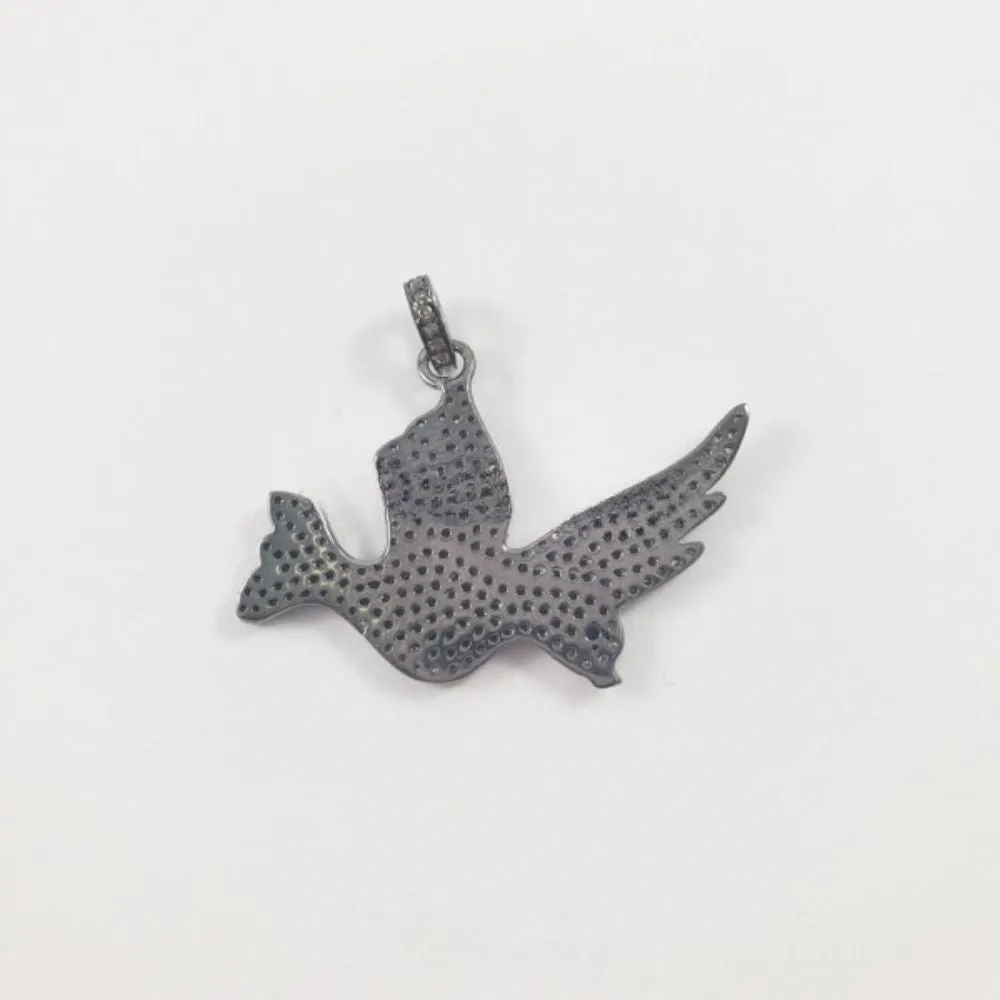 Elegant Birds Diamond Pendant