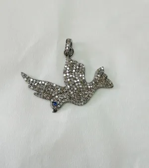 Elegant Birds Diamond Pendant