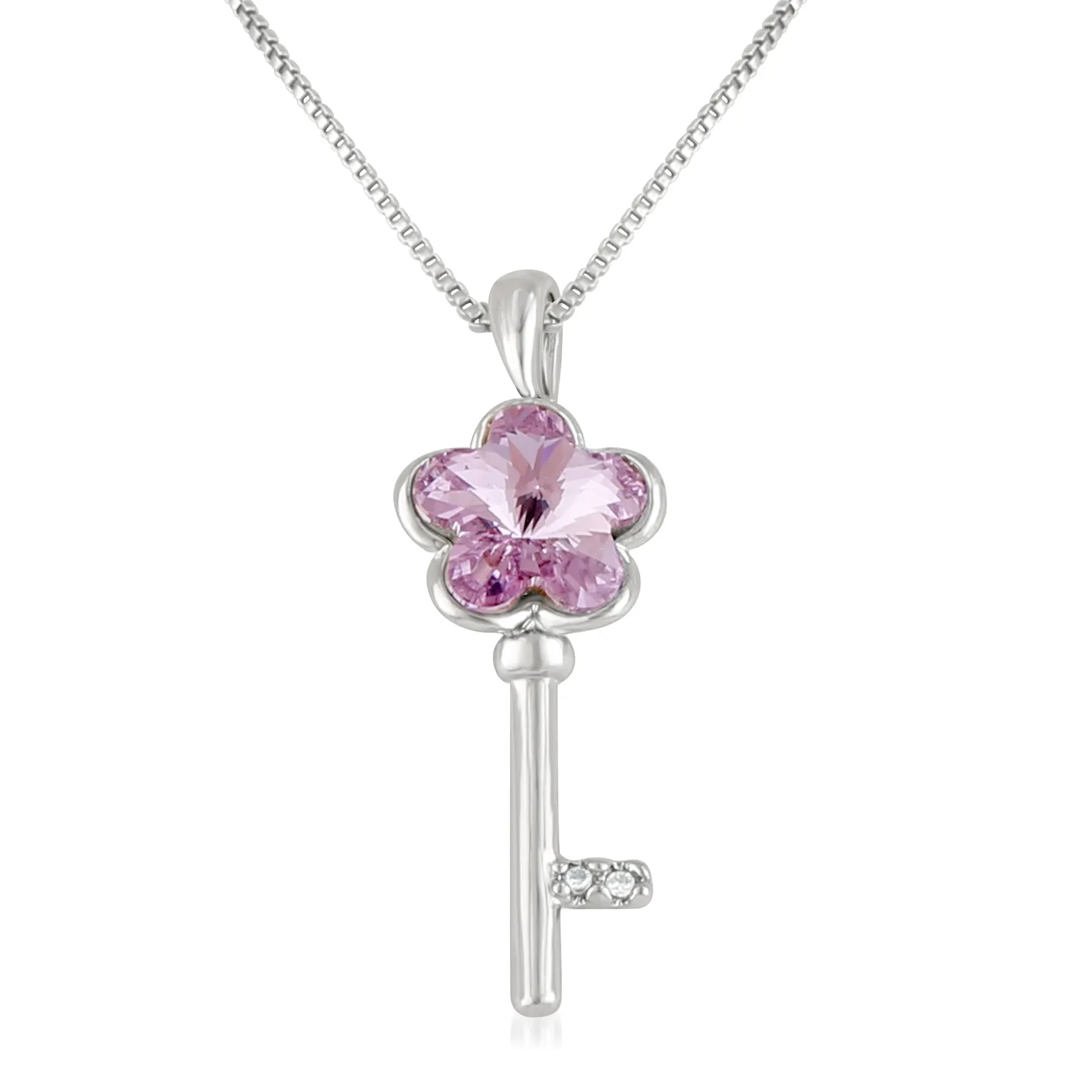 Elegant Cubic Zirconia Solitaire Pendant