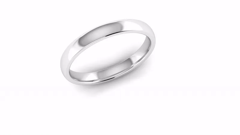 Ethical Rose Gold 2.5mm Traditional Court Wedding Ring