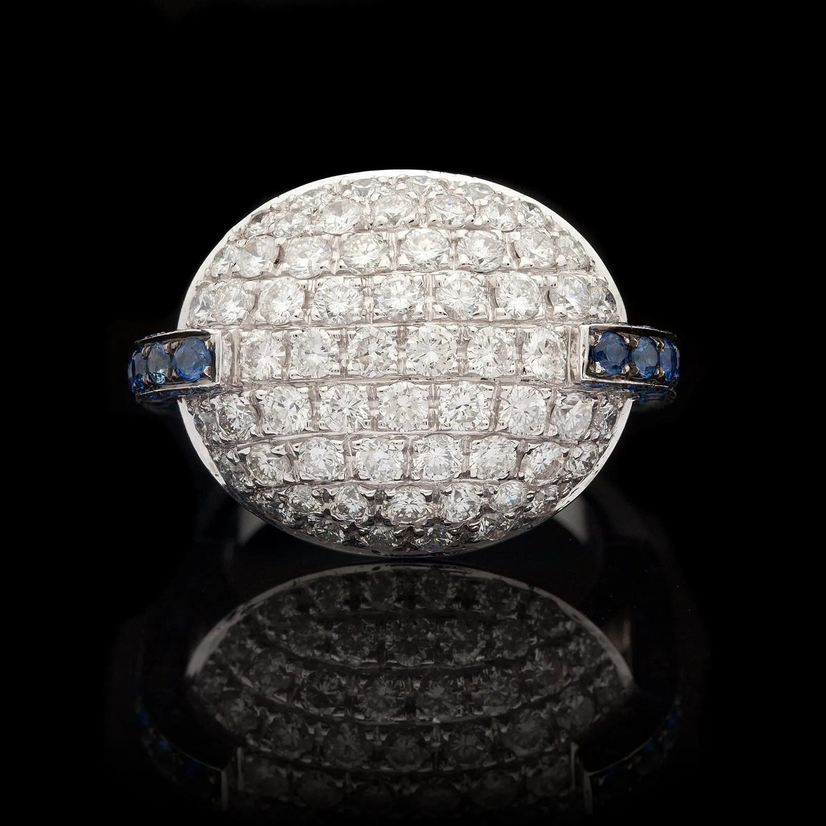 Favero Diamond & Sapphire Cocktail Ring