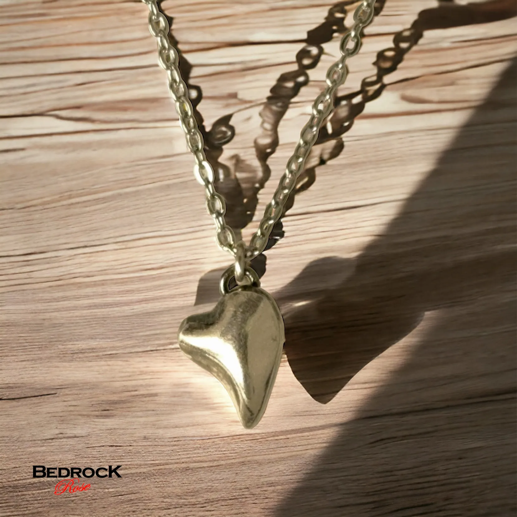 Fine Silver Heart Pendant | Love Heart