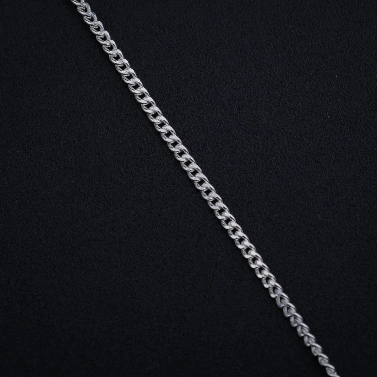 Garnet Bunch Silver Necklace