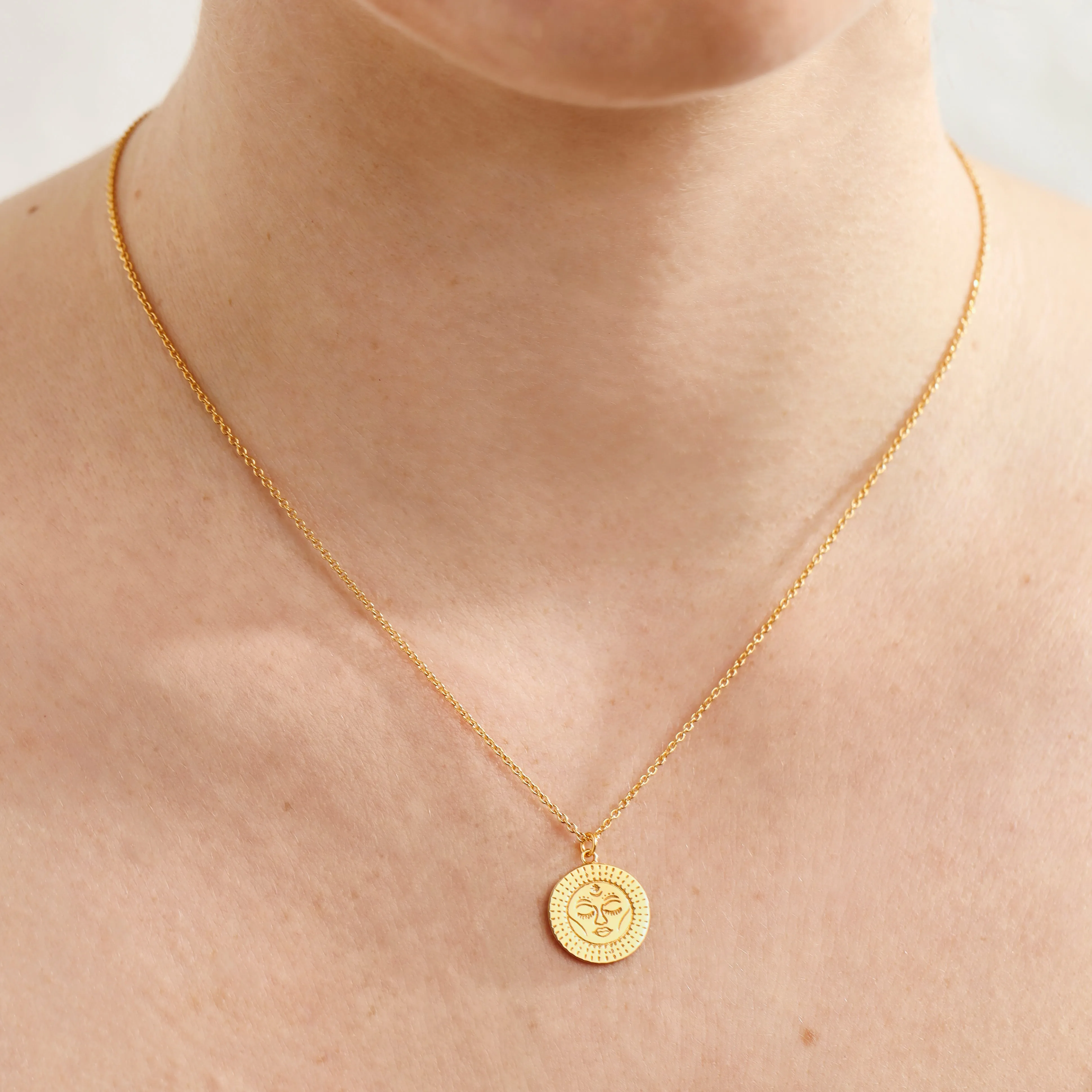 Gold Tantra Necklace