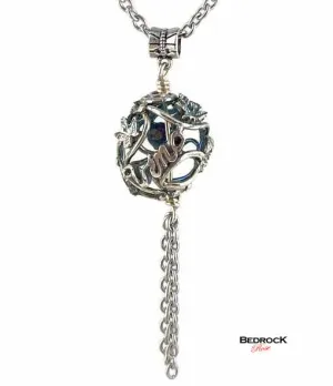 Gorgeous Hollow Silver Vine Pendant