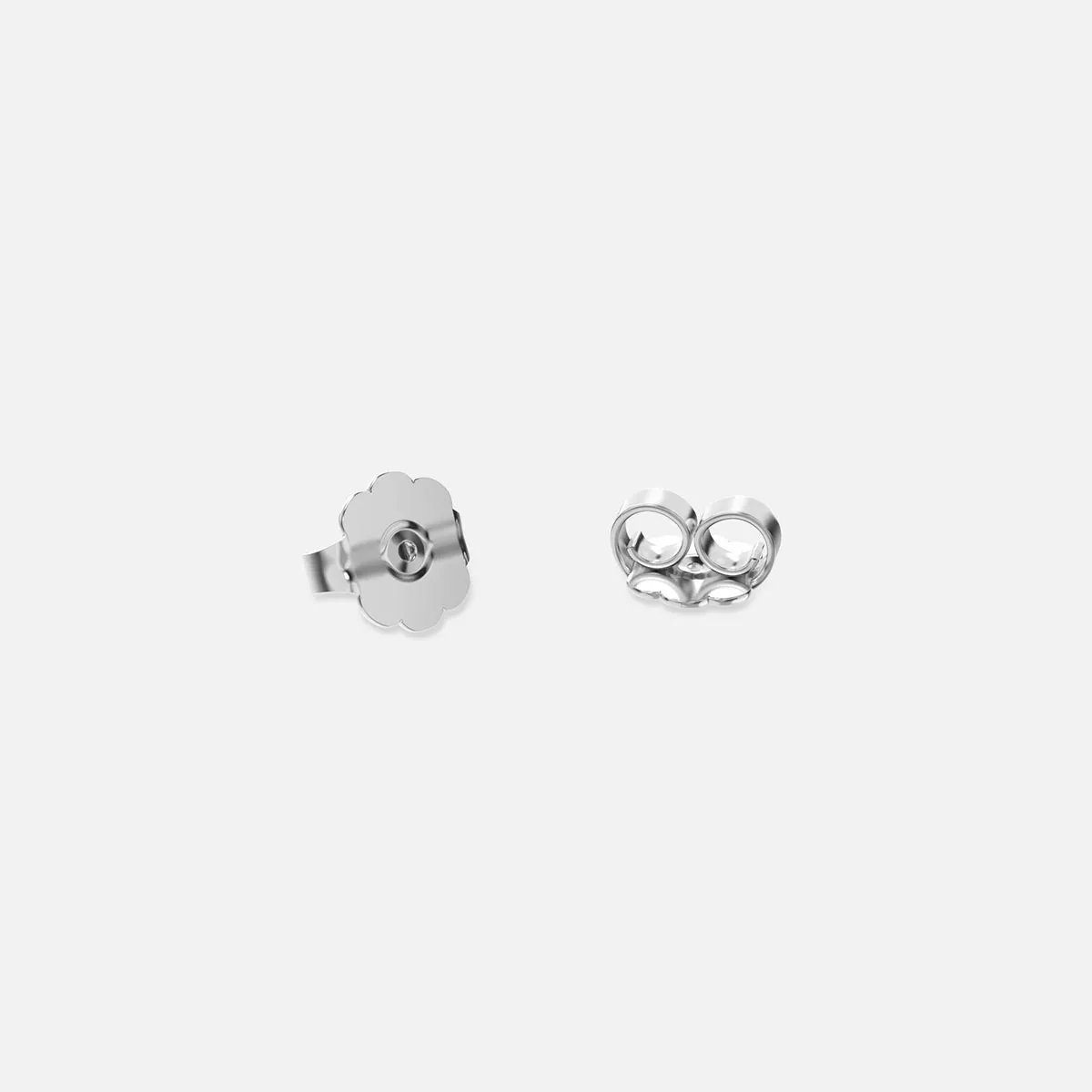 Greek Modern Initial Stud Earrings