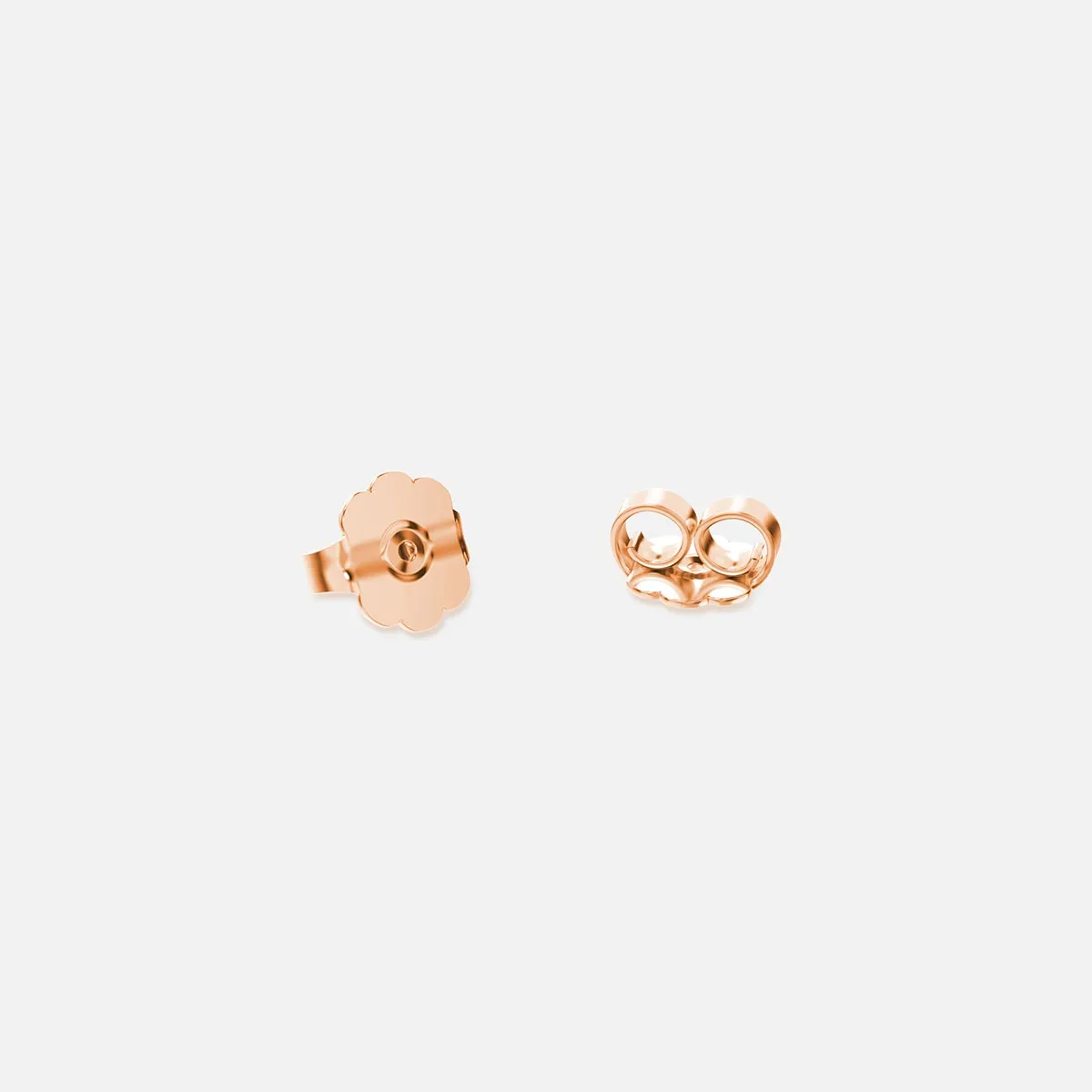 Greek Modern Initial Stud Earrings