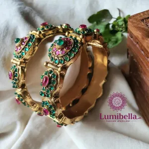Green Kada Bangles 2*6