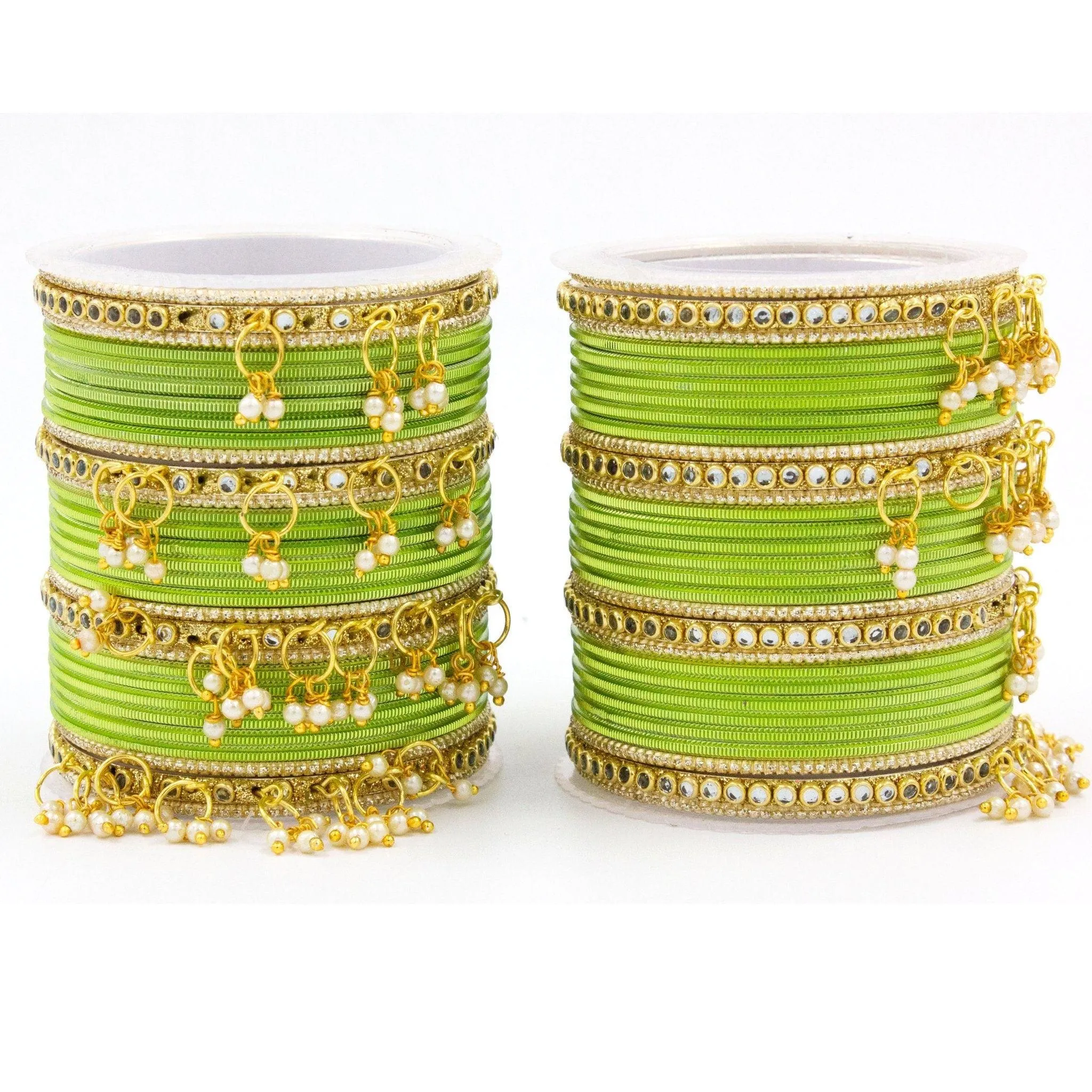 Indian Bangle Set, Metal Bangles set, Bridal Bangles