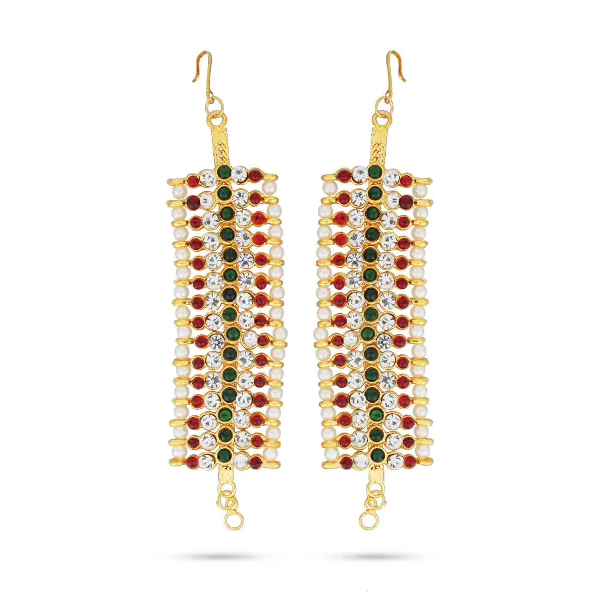Kemp Mattal - 3 Inches | Multicolour Stone Mattal/ Kemp Stone Jewellery for Women
