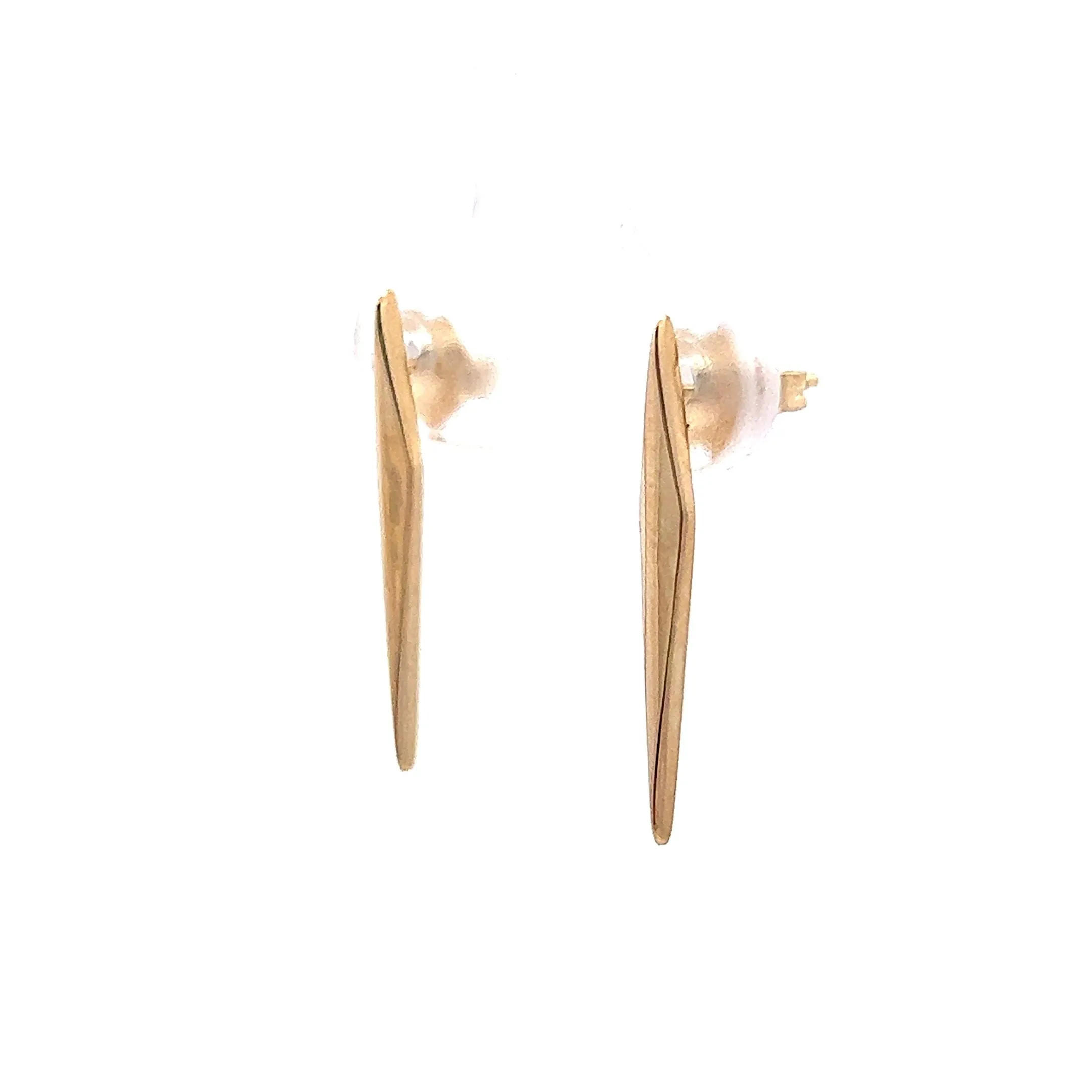 Kite Shaped Earrings in 14k Yellow Gold