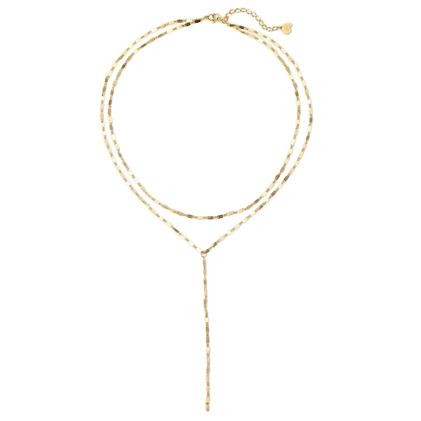 Layered Y Chain Necklace Waterproof