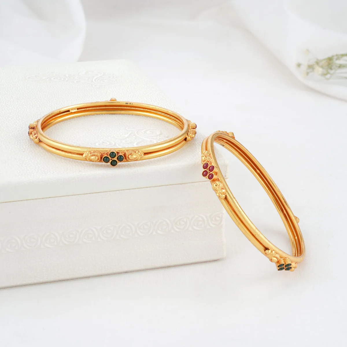 Layla Stone Pair Bangles