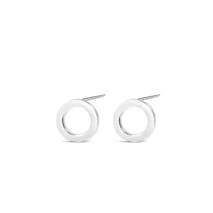 Liberté Circle Stud Earrings
