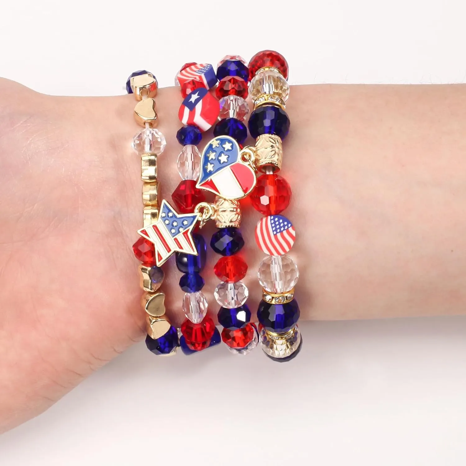 Lonext Halloween Bracelets Stackable Heishi Beaded Stretch Bracelets