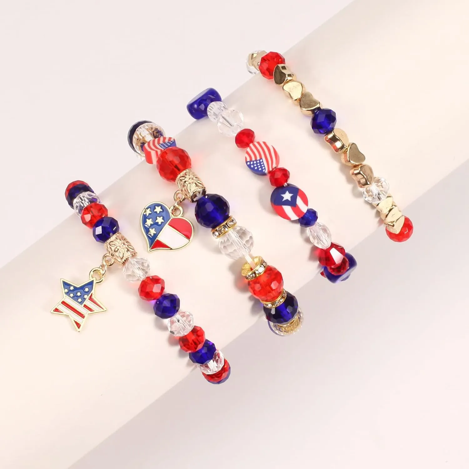 Lonext Halloween Bracelets Stackable Heishi Beaded Stretch Bracelets
