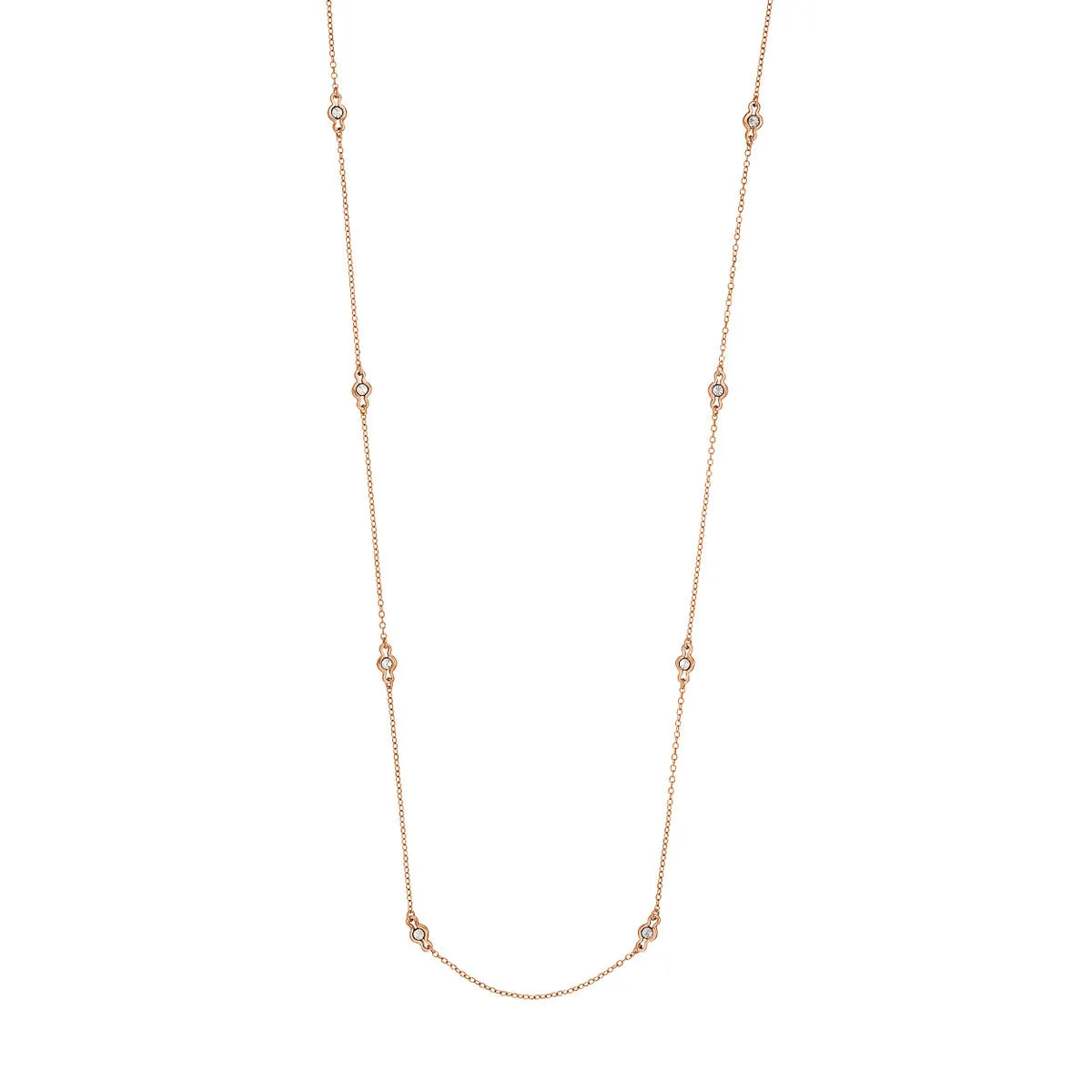 Long N Lovely Cable/illision Dia Stat Nk