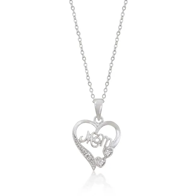LOVCIA Jewelry Heartfelt Number One Mom Pendant