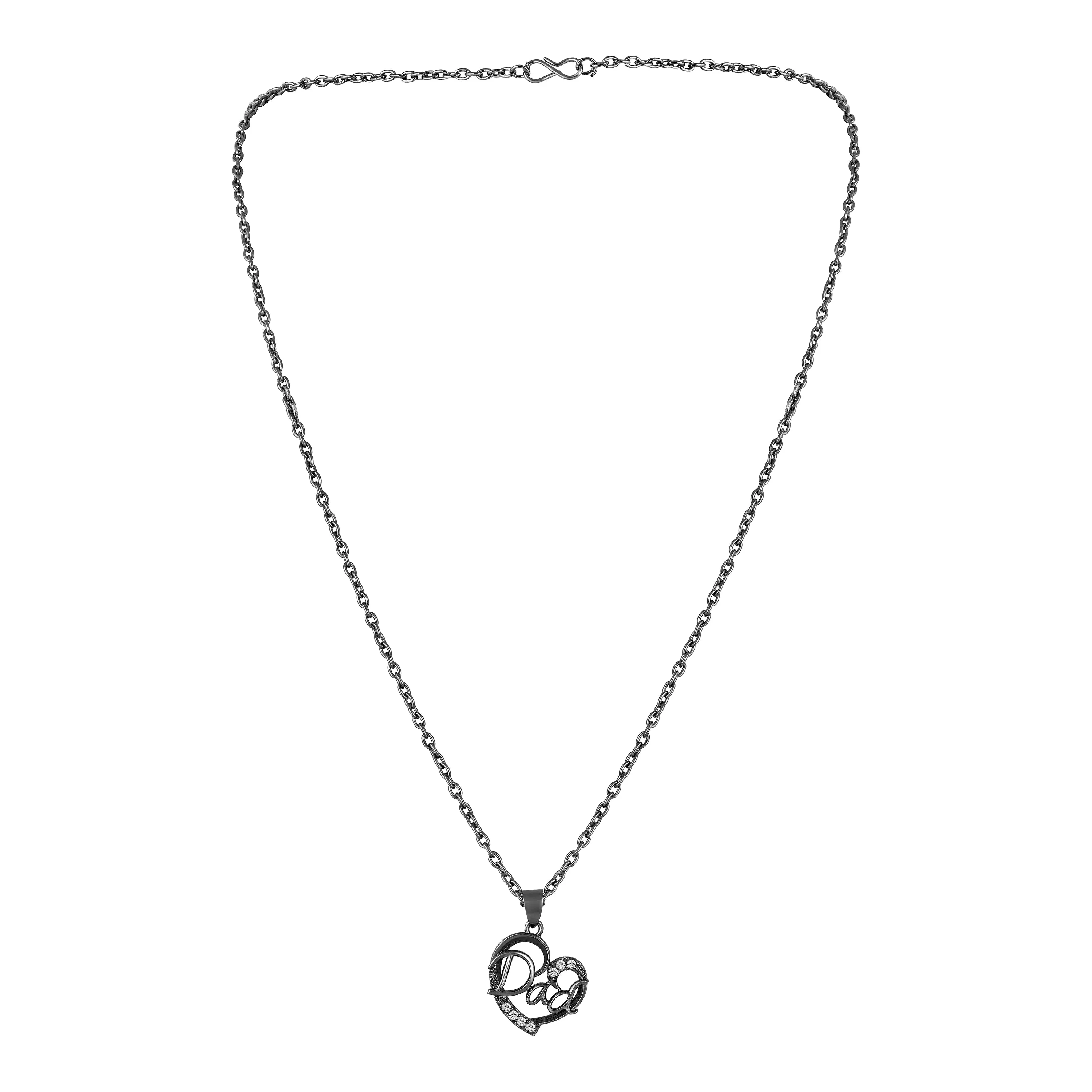 Love You Dad Heart Pendant