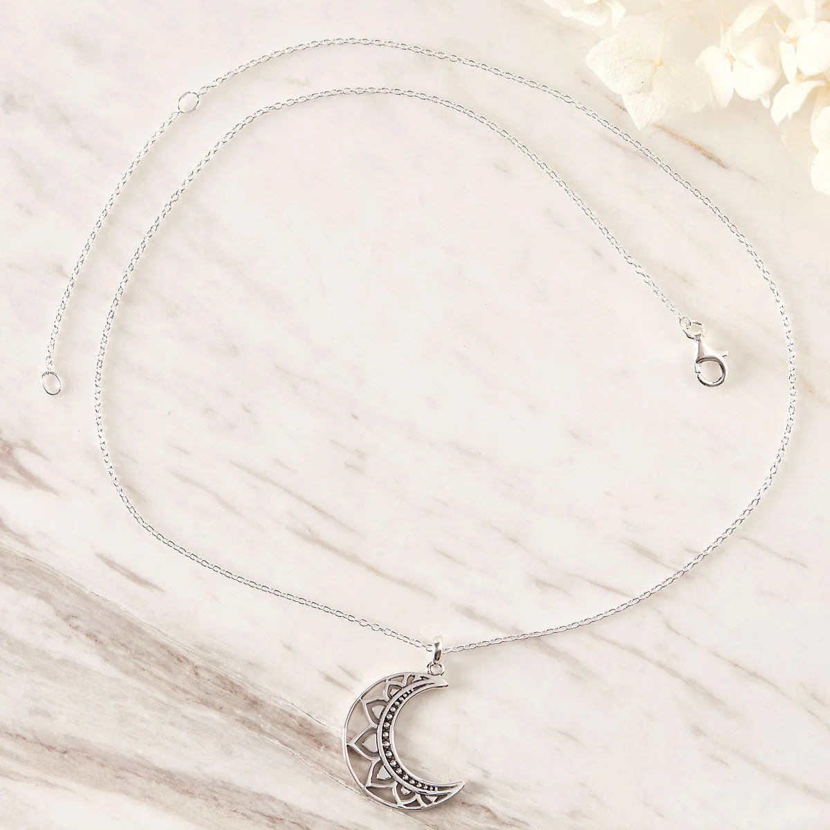 Mandala Moon Necklace