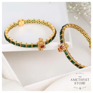 Menaka Stone Pair Bangles