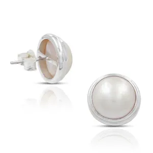 Midi Monaco Pearl Studs - 6mm (B49PR6)