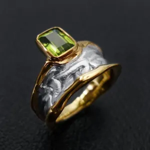Mint Candle Sterling Silver Ring