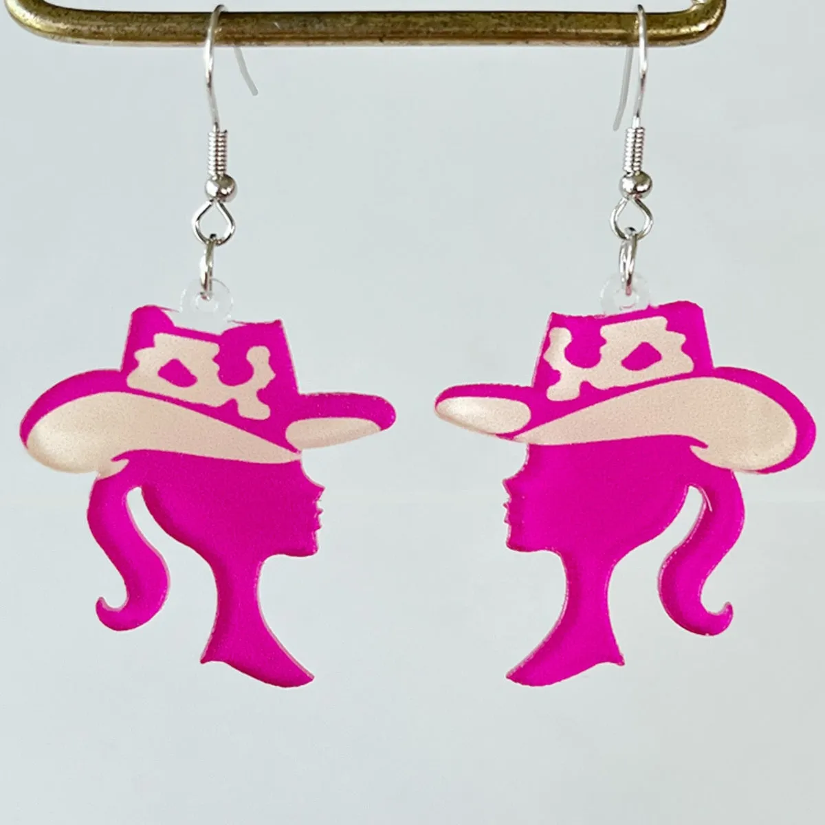 Modern Acrylic Geometric Dangle Earrings