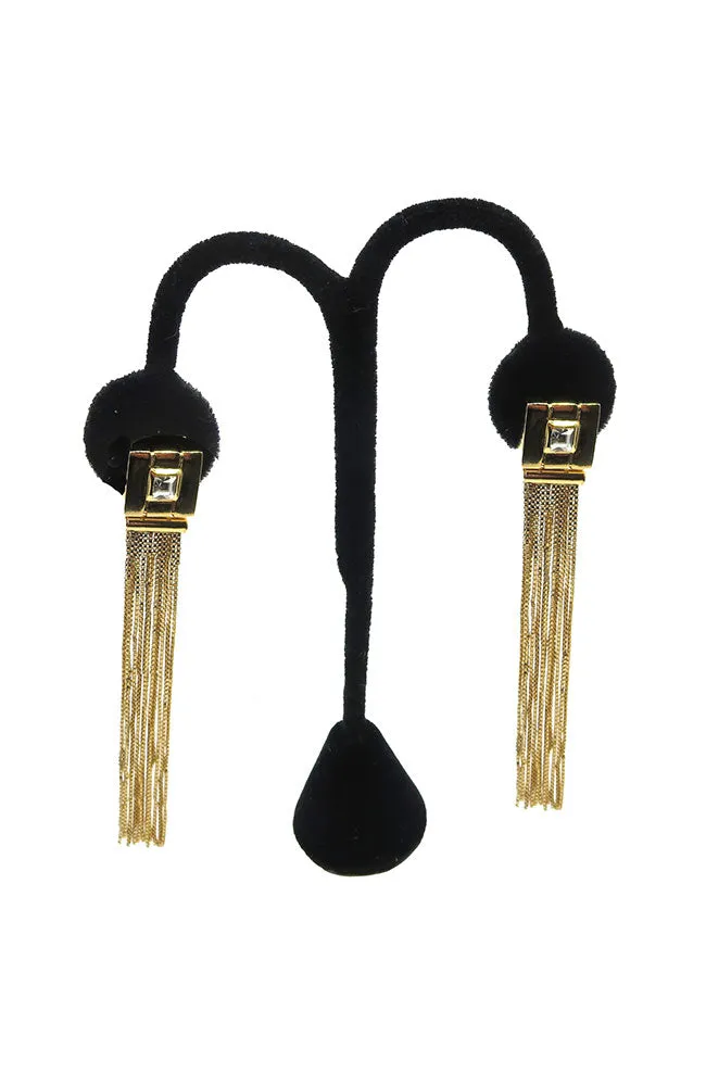 Modern Fringe Earring Gold