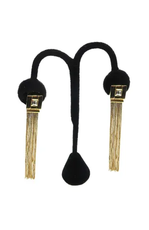 Modern Fringe Earring Gold
