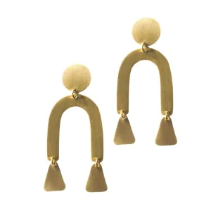 Modern Shapes Post Earrings