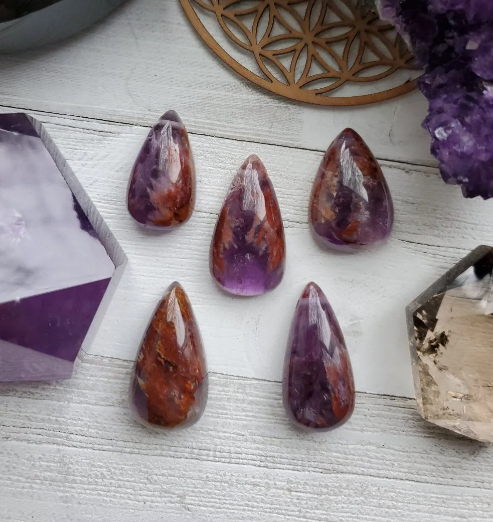 Natural Super 7 Melody Stone Crystal Pendants