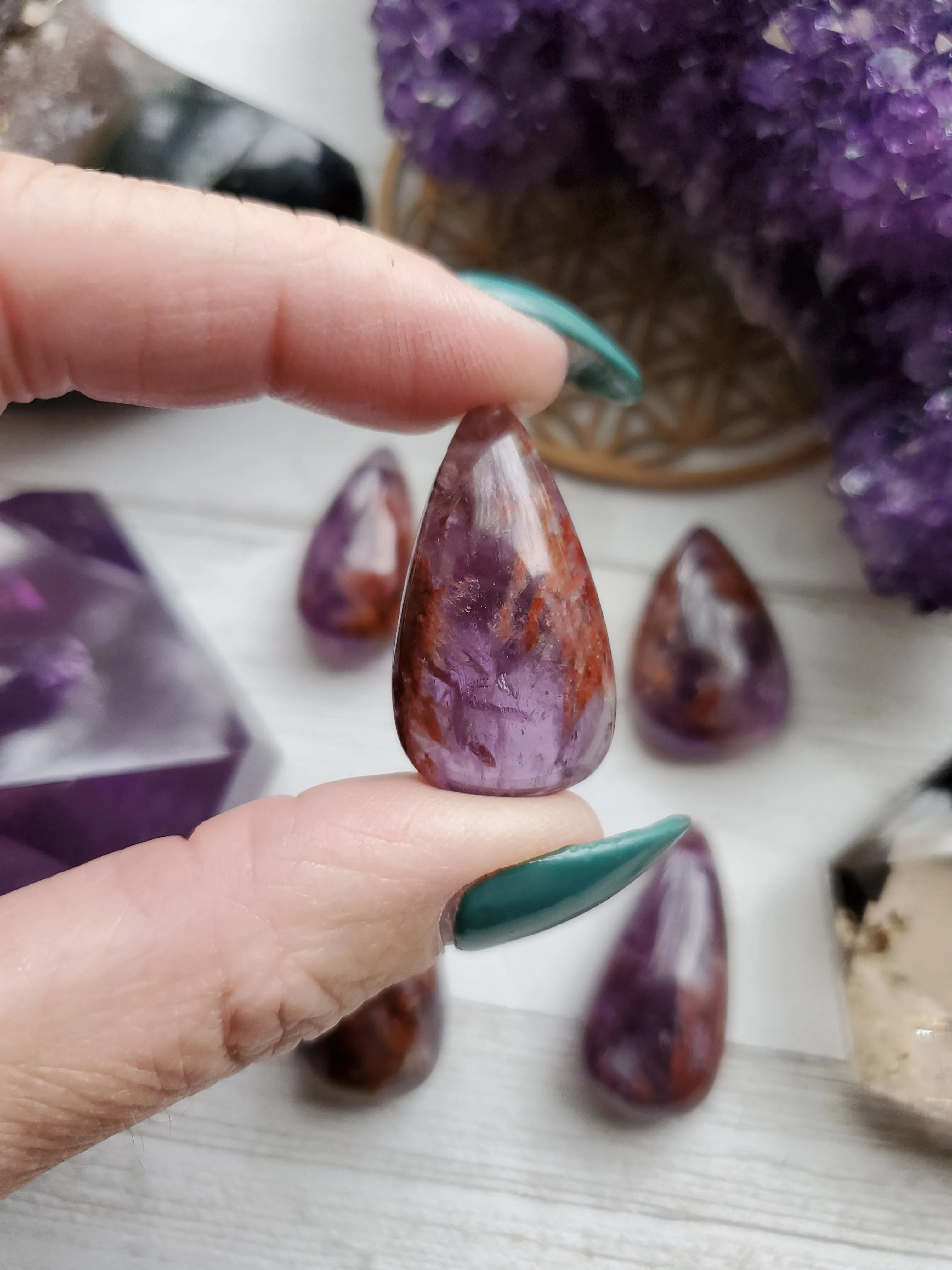 Natural Super 7 Melody Stone Crystal Pendants