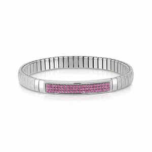 NOMINATION SWAROVSKI FUSCHIA PINK GLITTER BRACELET