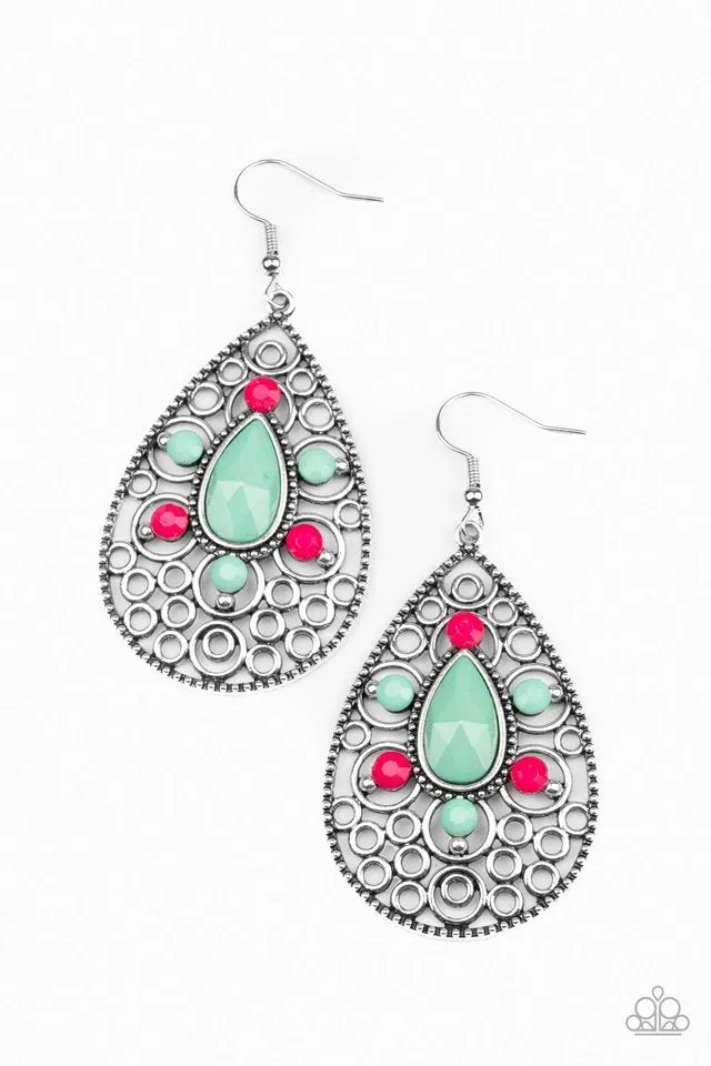 Paparazzi Earring ~ Modern Garden - Multi