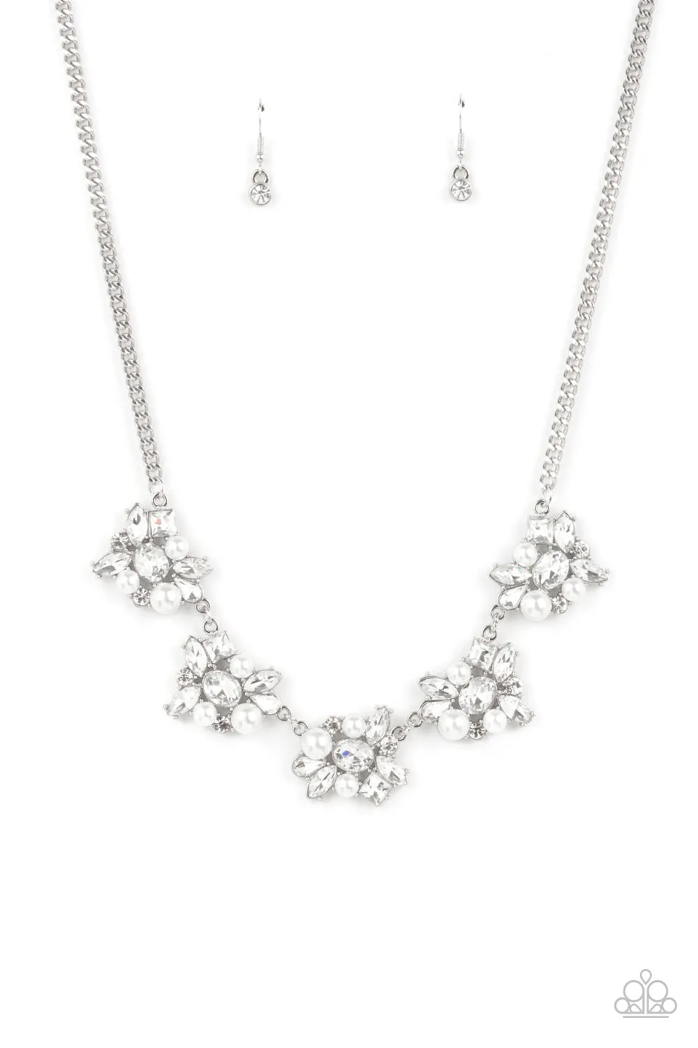 Paparazzi Necklace ~ HEIRESS of Them All - White