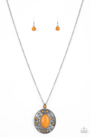 Paparazzi Necklace ~ Sunset Sensation - Orange