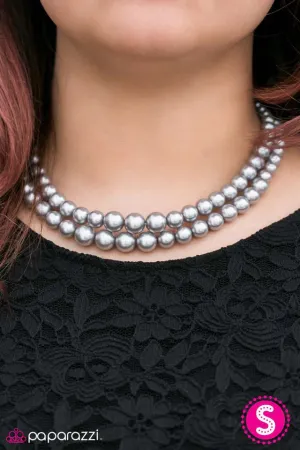 Paparazzi Necklace ~ Woman Of The Year - Silver