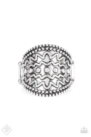 Paparazzi Ring ~ Island Rover - Silver Paparazzi Ring ~ Island Rover - Silver