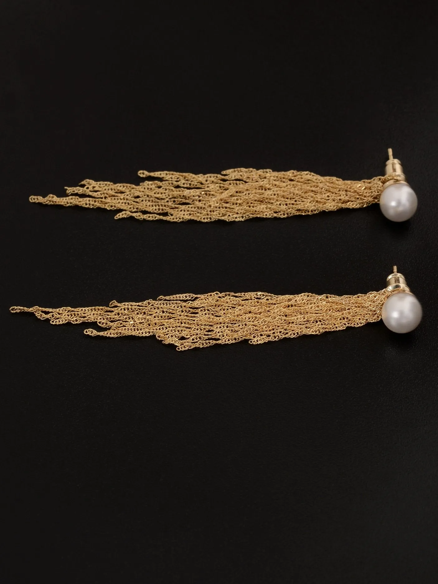 Pearl Chain Earrings