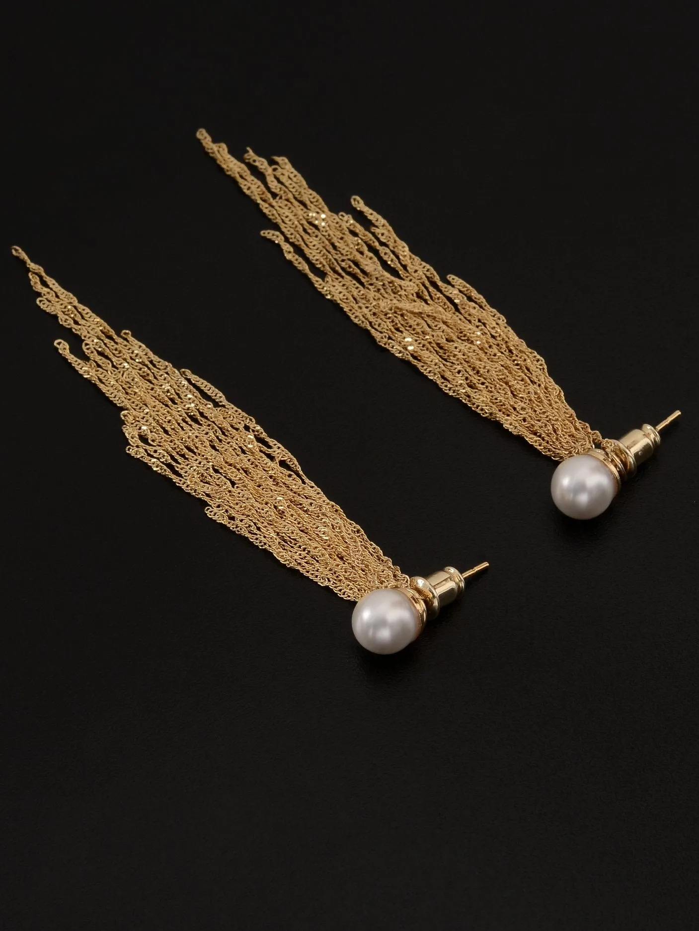 Pearl Chain Earrings
