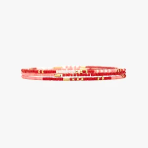 Pura Vida Be Mine Stretch Bracelet Set