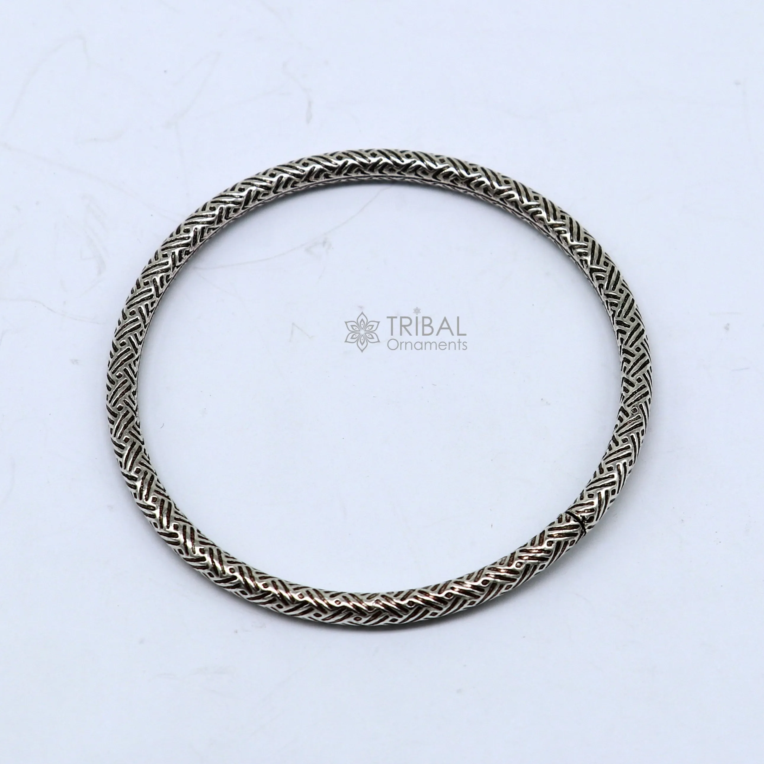 Pure 925 sterling silver unique vintage style bangle bracelet kada, excellent classical gifting bangle men's or girls ethnic jewelry nsk671