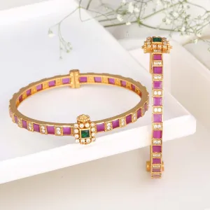 Ravina Stone Pair Bangles