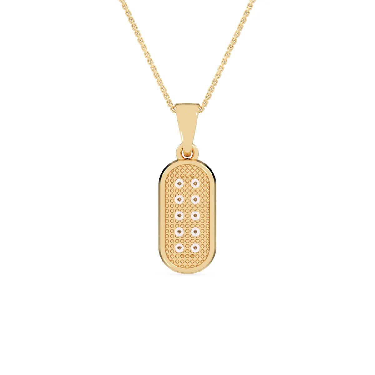 Regal Lab Grown Diamond Bar Pendant