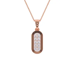 Regal Lab Grown Diamond Bar Pendant