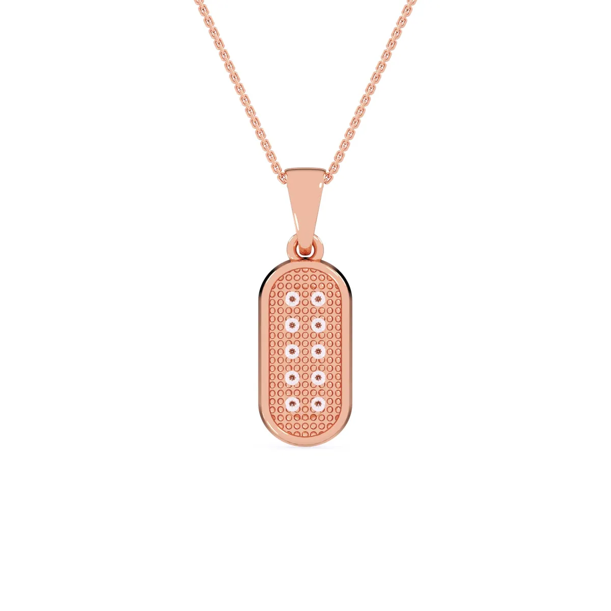 Regal Lab Grown Diamond Bar Pendant