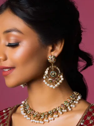 Regal Navratan Jadau Choker Set