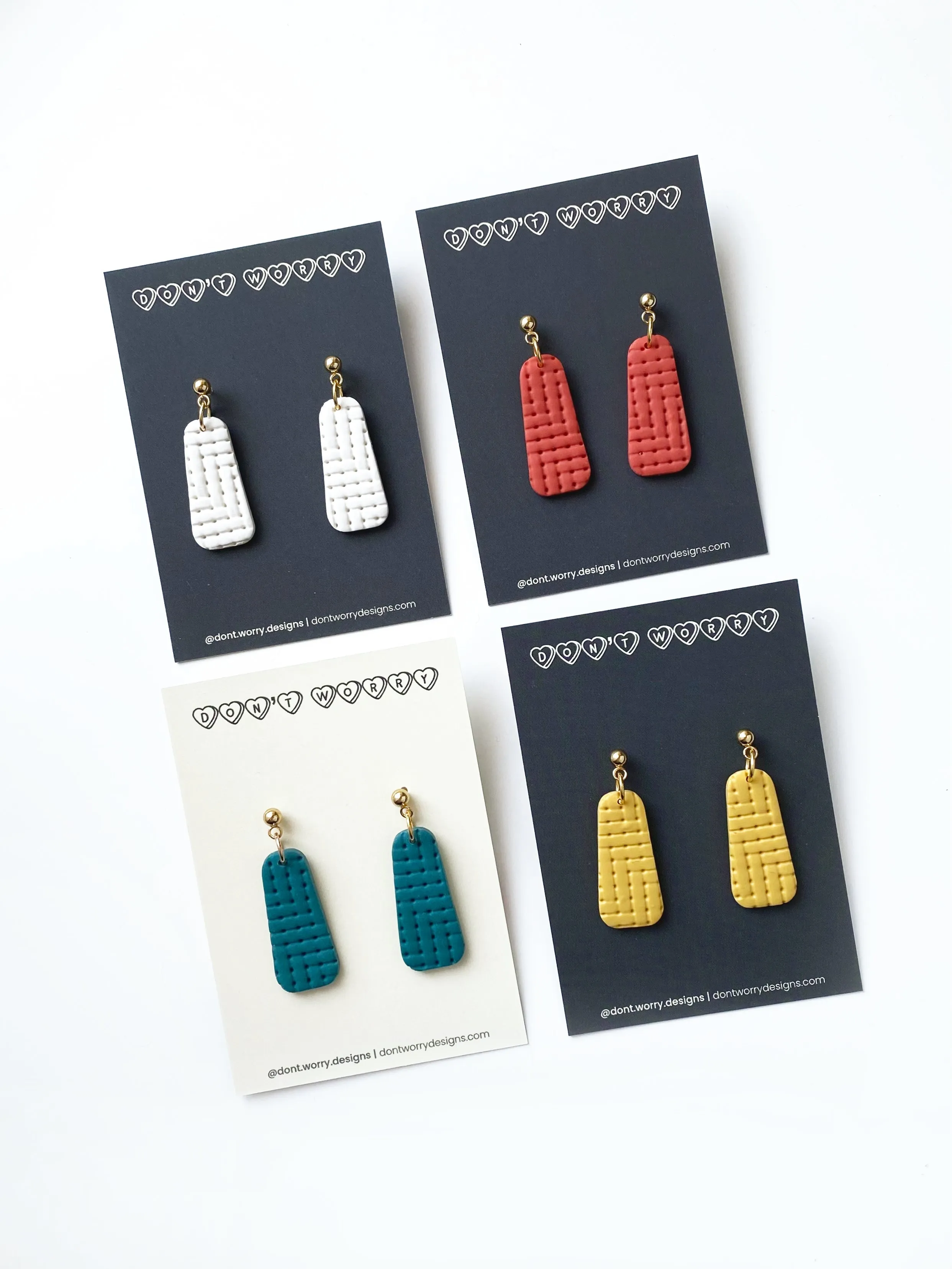 RILEY earrings in mustard